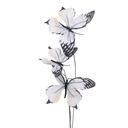 Decoratie tak met vlinders 10x10x65 cm