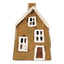 Decoratie huisje 12x8x18 cm