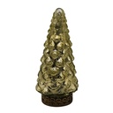 Decoratie kerstboom met LED Ø 8x16 cm