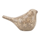 Decoratie vogel 16x7x9 cm