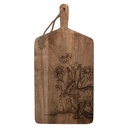 Decoratie snijplank 25x50x2 cm