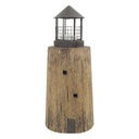 Decoratie vuurtoren Ø 15x36 cm