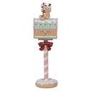 Decoratie brievenbus 11x10x36 cm