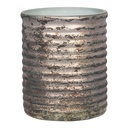 Glas Kerzenhalter Kupferfarbig Ø 8x9 cm