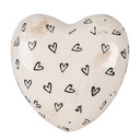 Decoratie hart 11x11x4 cm