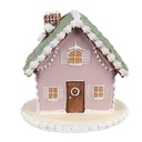 Décoration Maison Rose 13x13x12 cm