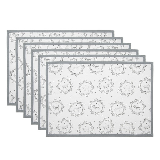 Placemat 6 stuks 48x33 cm SPL