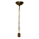 Ketting bruin voor Tiffanykap 100 cm E27/max 1x40W