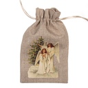 Sacchetto del regalo Beige 12x1x20 cm
