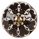 Poignée de porte Noir Beige Ø 4x3 cm / S3 cm