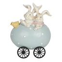 Decoratie dieren in kar 10x7x13 cm
