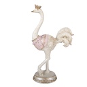 Decoratie struisvogel 23x11x41 cm