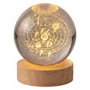 Glazen bol met licht LED Ø 6 cm