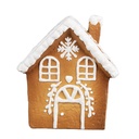 Decoratie huisje 14x12x15 cm