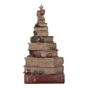 Decorazione Libri Rosso Color oro 17x15x33 cm