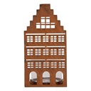 Waxinelichthouder huis 12x12x24 cm