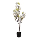 Decoratie Magnolia boom 20x15x120 cm