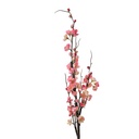 Decoratie tak met bloemen 7x7x115 cm
