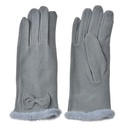 Guanti Donna Grigio 9x23x1 cm