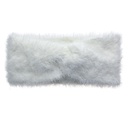 Hoofdband 10x22 cm wit
