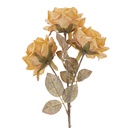 Decoratie tak met bloemen 64 cm