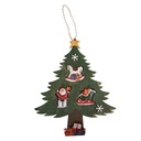 Decoratie hanger kerstboom 32x2x39 cm