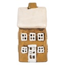 Decoration House Brown Beige 8x7x14 cm