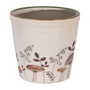 Vaso Porta Pianta Beige Marrone Ø 15x14 cm