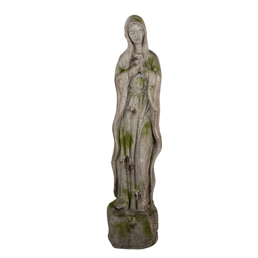 Beeld Maria 15x15x67 cm