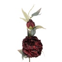 Decoratie tak met bloemen 14x14x78 cm