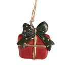 Decoratie hanger cadeautje 4x1x4 cm