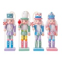 Decoratie hanger notenkraker (Set van 4) 3x12 cm