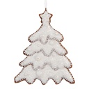 Decoratie hanger kerstboom 9x1x10 cm