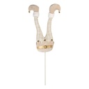 Décoration Noël Jambes d'elfe de Noël Beige Couleur or 20x10x85 cm