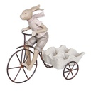 Deko Kaninchen Beige 26x11x24 cm