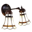 Wandlamp Tiffany 30x23x23 cm E14/max 2x25W
