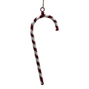 Décoration pendentif Canne à sucre Rouge Blanc 19x2x53 cm