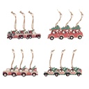 Decoratie hanger auto 13x13x1 cm (12)