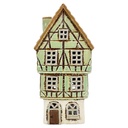 Waxinelichthouder huis 11x10x22 cm