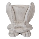 Pot de fleurs d`intérieur Beige 17x16x19 cm