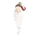 Wanddecoratie kerstman 30x10x79 cm