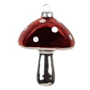 Kerstbal paddenstoel Ø 7x9 cm