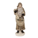 Decoratie kerstman 11x11x30 cm