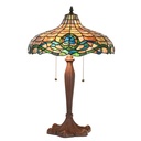 Tafellamp Tiffany Ø 41x60 cm E27/max 2x60W