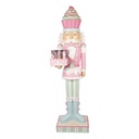 Decoratie notenkraker met LED 59x49x216 cm