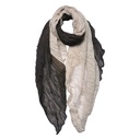 Sjaal 90x180 cm bruin
