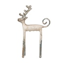 Deko Hirsch Beige Braun 16x5x25 cm