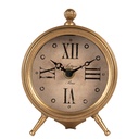 Horloge de table Couleur Or Beige 11x5x15 cm / 1xAA