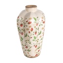 Vaso Beige Rosso Ø 21x34 cm