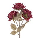 Decoratie tak met bloemen 64 cm